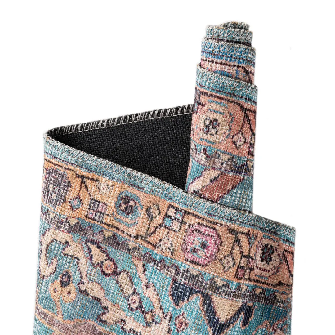 Enger Blue Area Rug Mistana™ Rug Size: Rectangle 5'11" x 9'