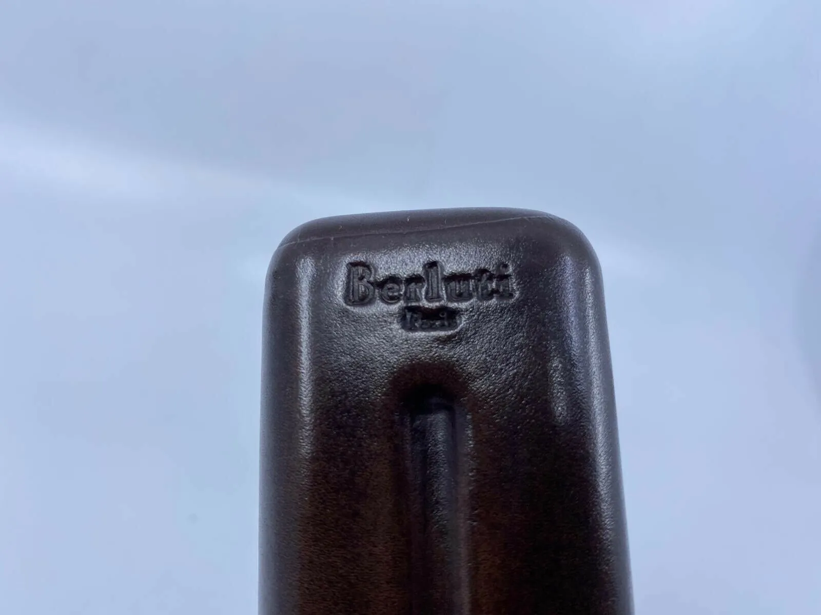 Engraved Venezia Calf Leather Two-Cigar Case