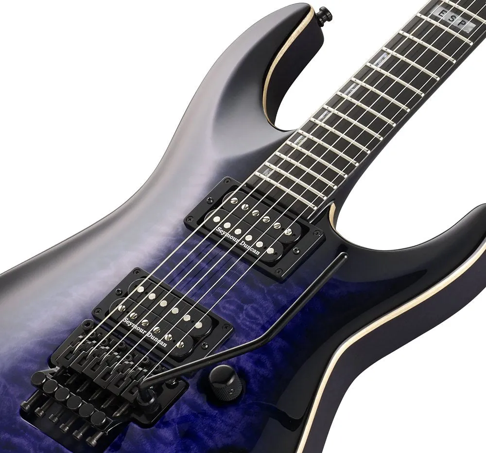 ESP E-II Horizon QM FR Electric Guitar Reindeer Blue MADE IN JAPAN EIIHORQMFRRDB EII