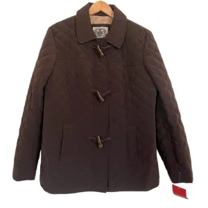 Espirit NWT Women's Brown Quilted Parka Jacket Size XL