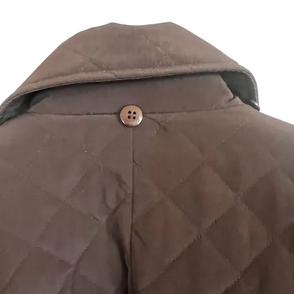 Espirit NWT Women's Brown Quilted Parka Jacket Size XL