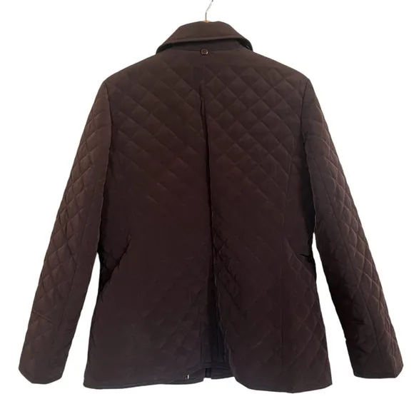Espirit NWT Women's Brown Quilted Parka Jacket Size XL