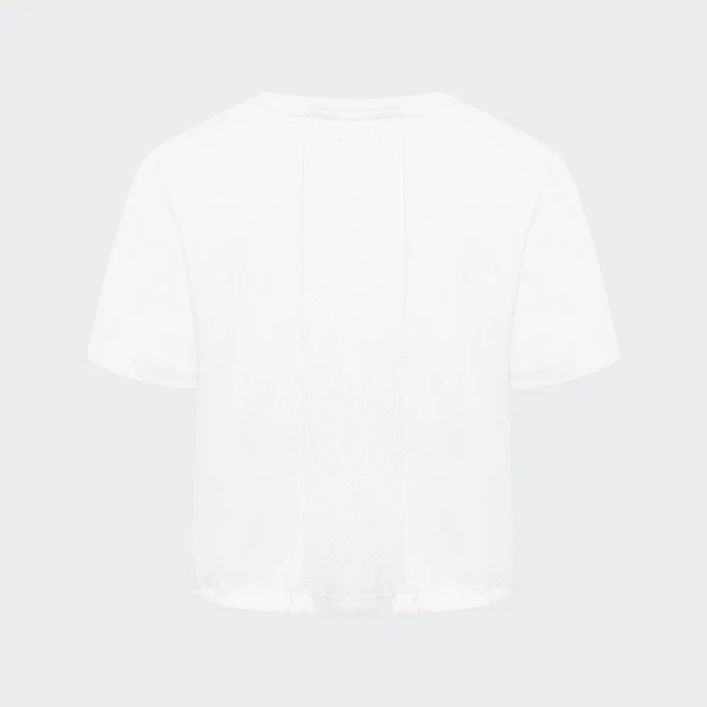 Everyday Drawstring Tee - Ivory White