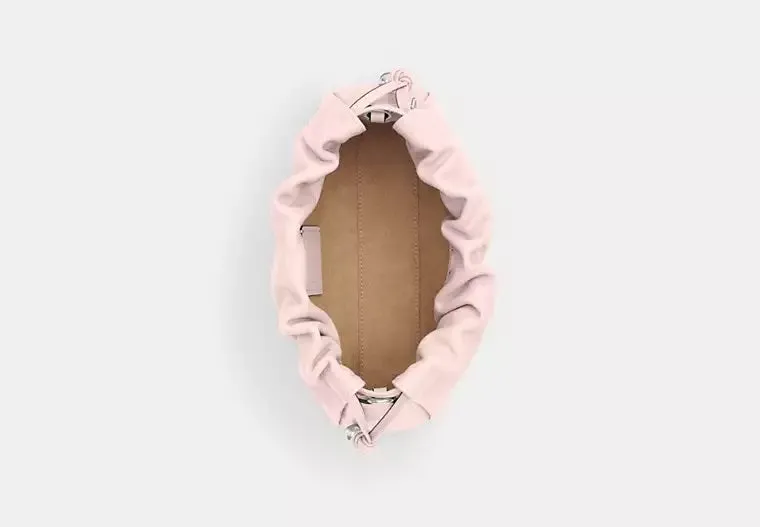 Faye Shoulder Bag With Ruching Blush Coach