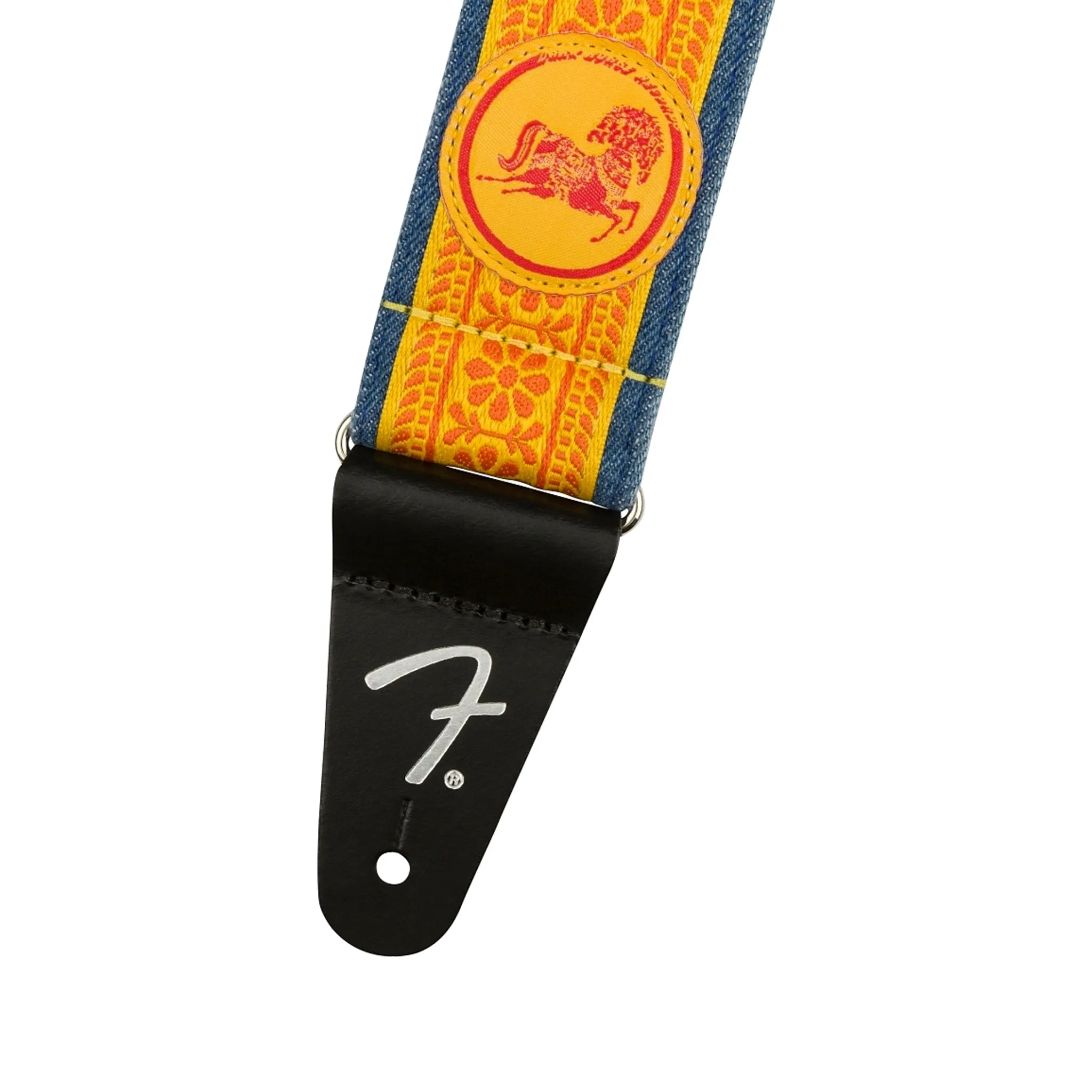 Fender George Harrison Dark Horse Floral Guitar Strap