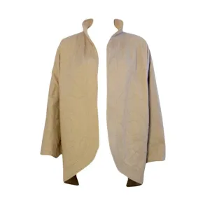 FENDI 1980s Gray Quilted Oversized Jacket Size 38