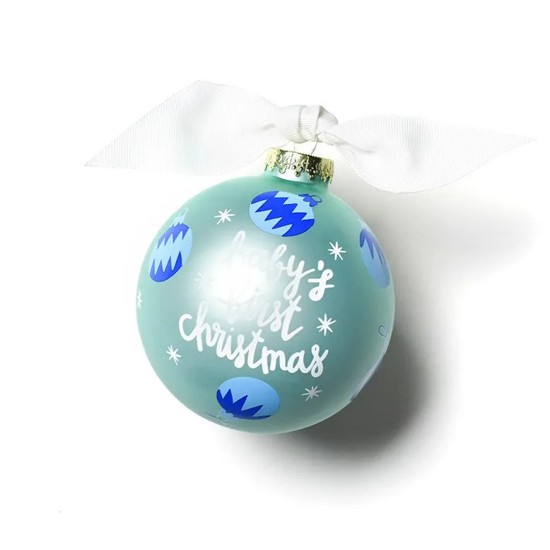 First Christmas Blue Ornaments Ornament