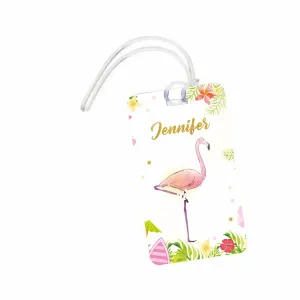 Flamingo Luggage Tag