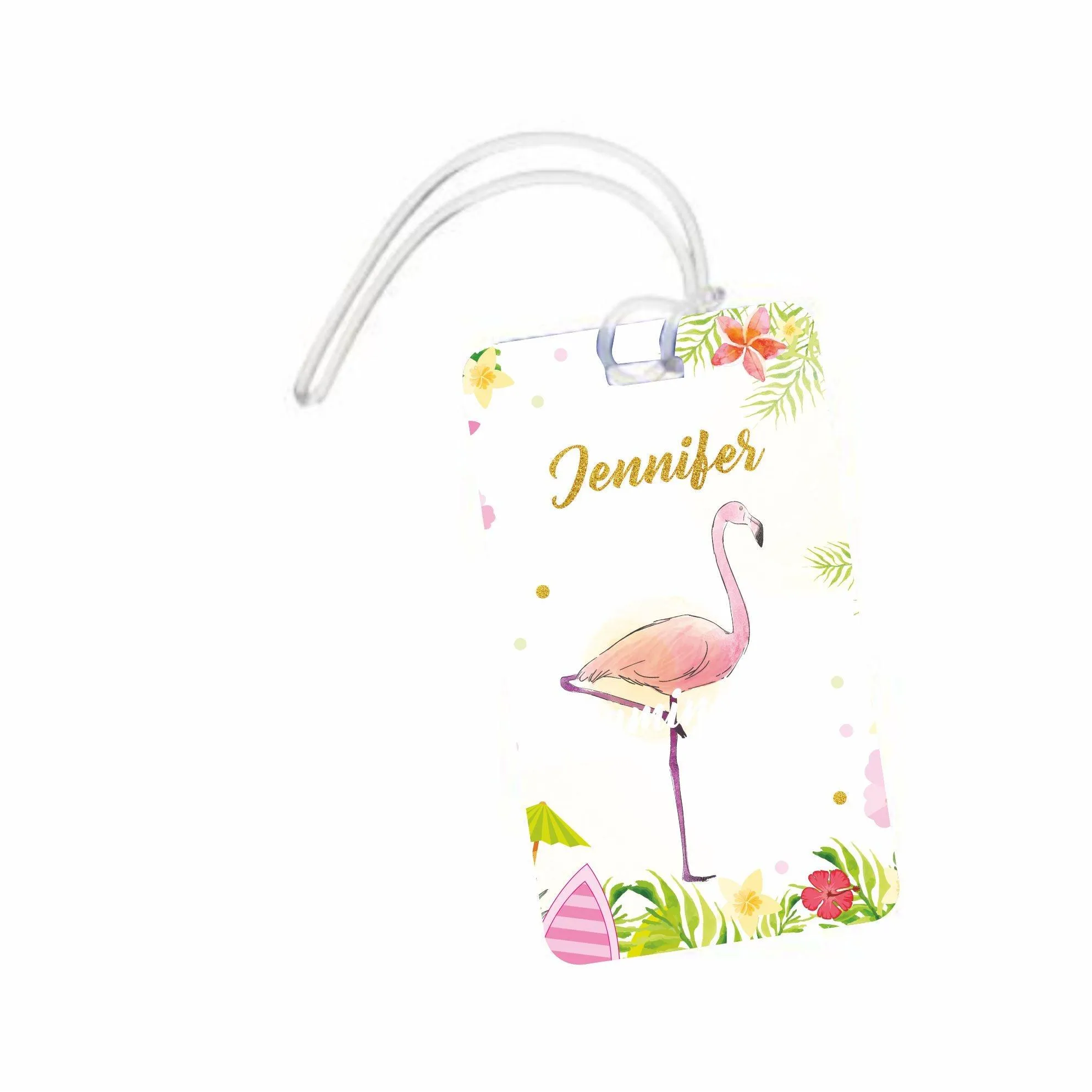 Flamingo Luggage Tag