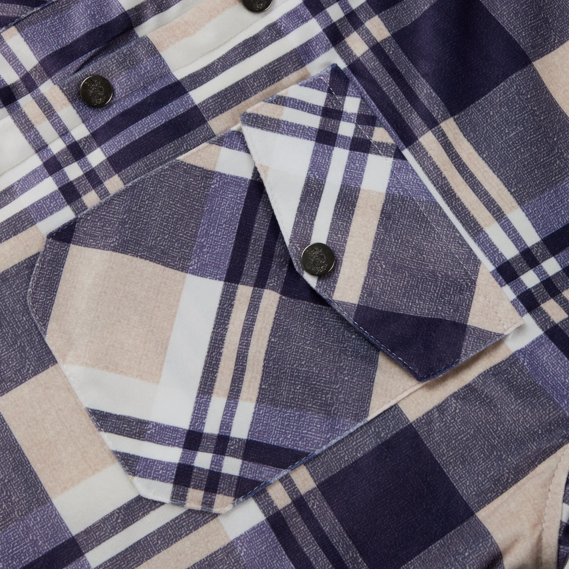 Flannel Plaid Button Shirt Jacket