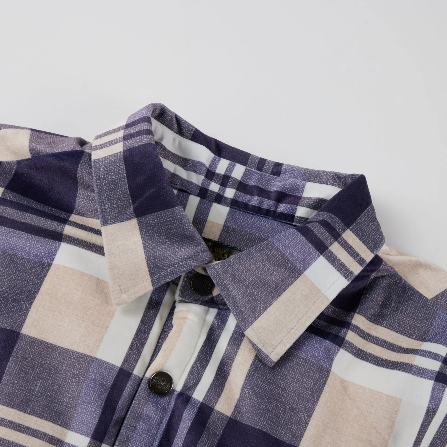 Flannel Plaid Button Shirt Jacket