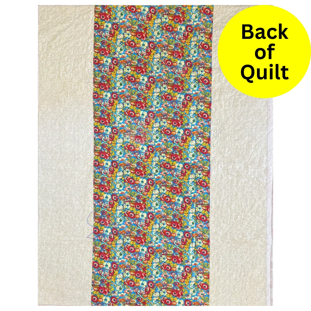 Floral Applique Umbrella Quilt / Wall Hanging