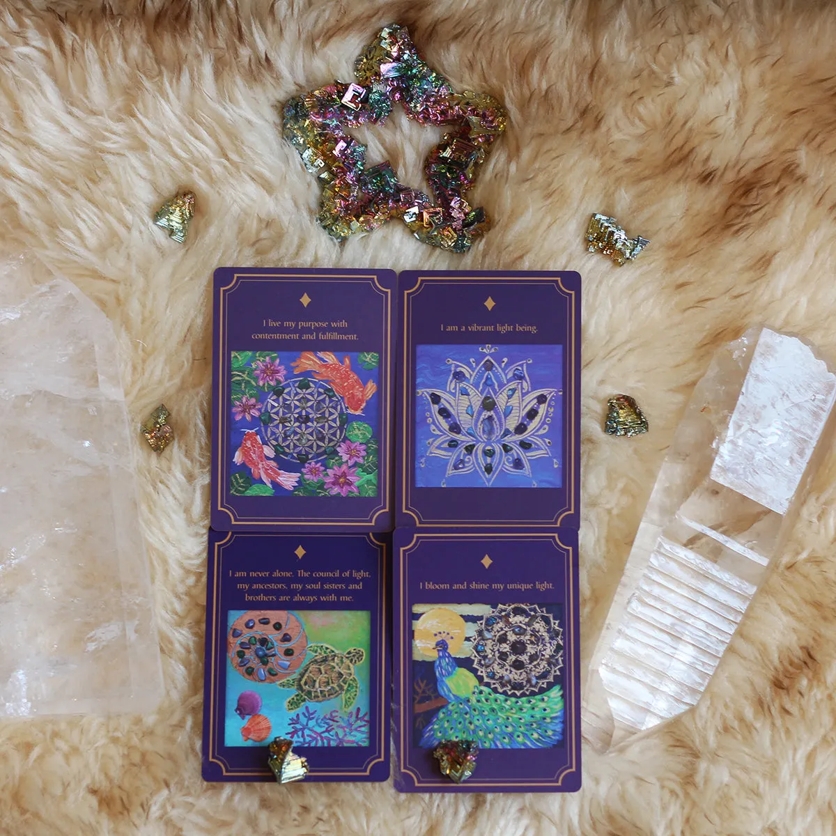 Flowing with My Rainbow Chakra Affirmation Deck
