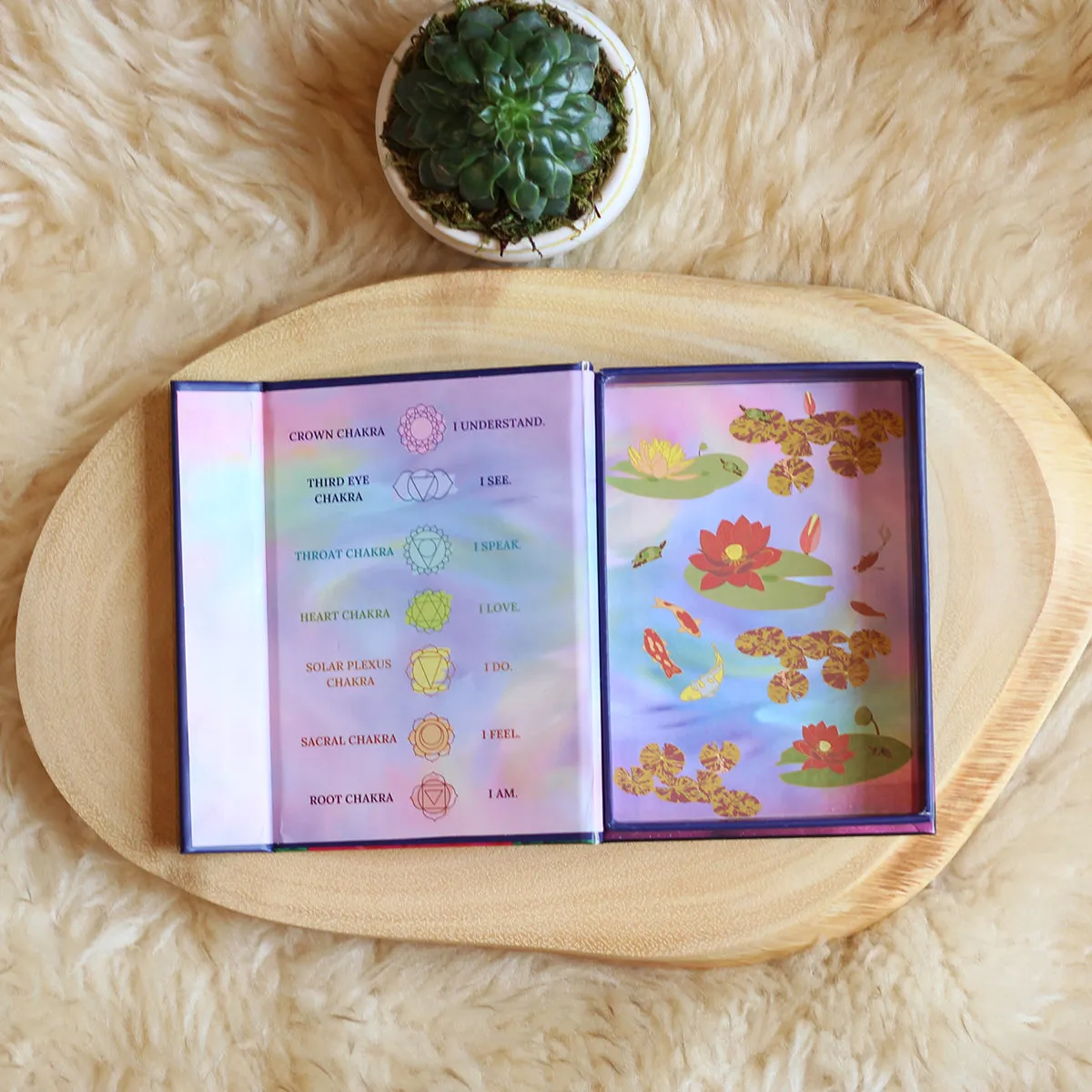 Flowing with My Rainbow Chakra Affirmation Deck