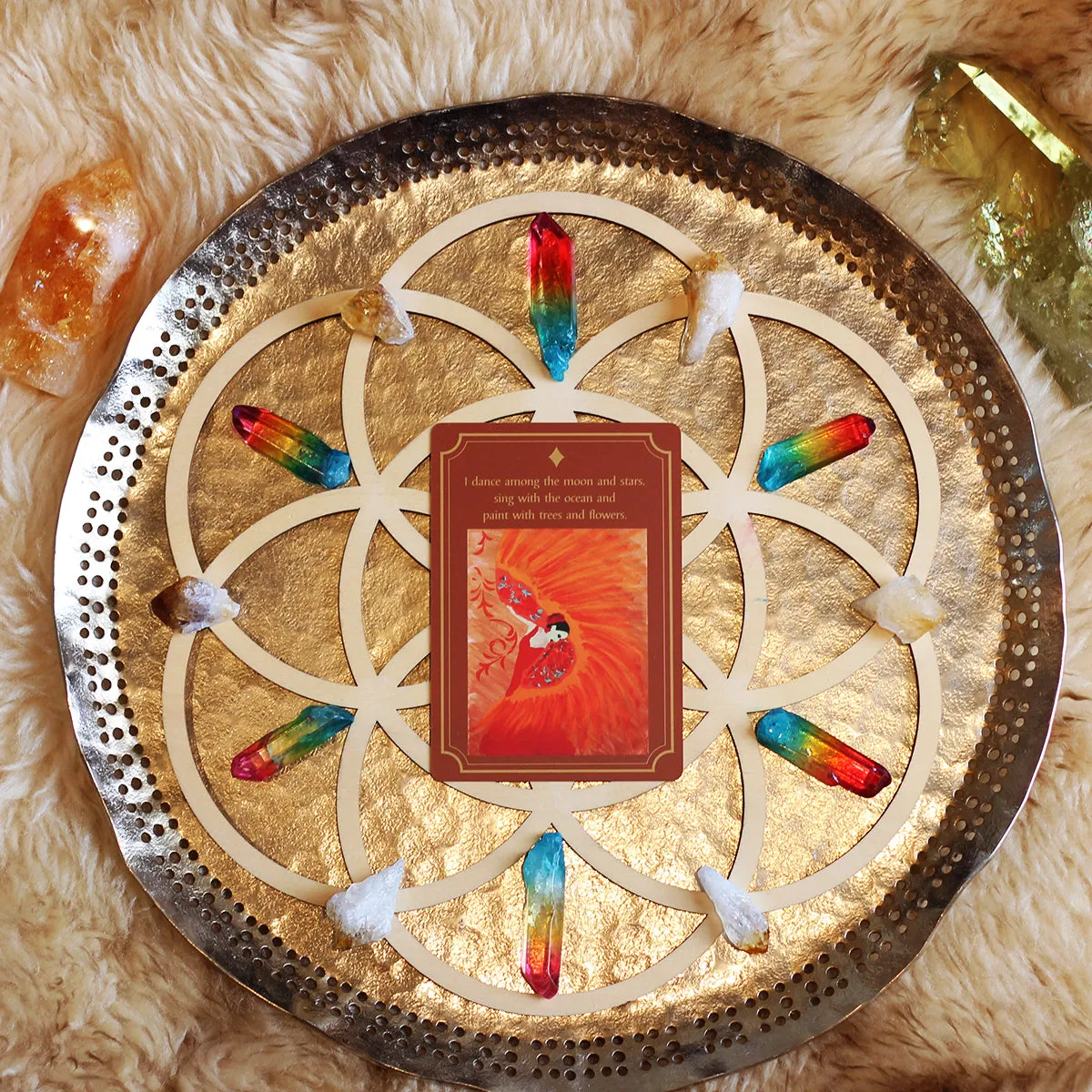 Flowing with My Rainbow Chakra Affirmation Deck