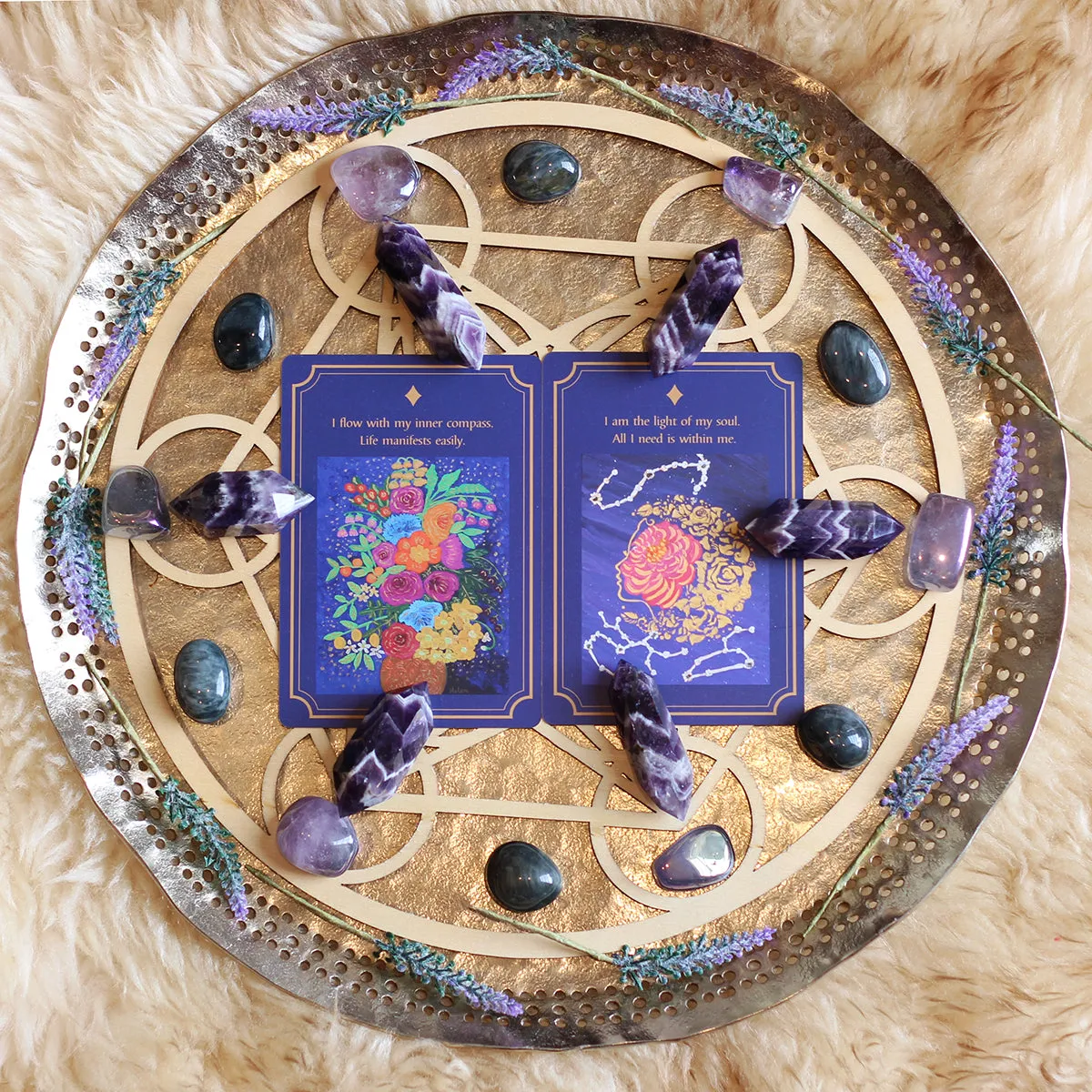 Flowing with My Rainbow Chakra Affirmation Deck
