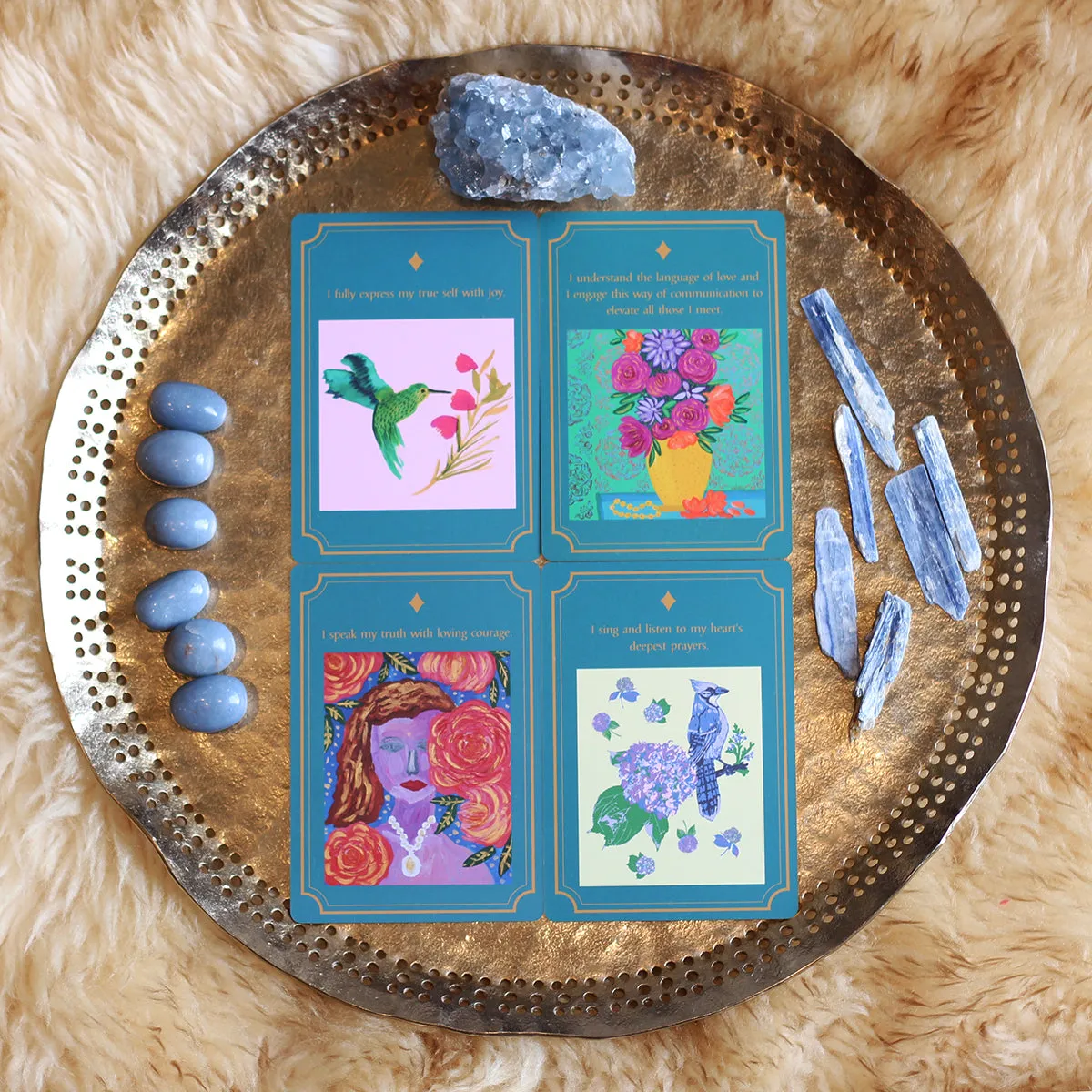 Flowing with My Rainbow Chakra Affirmation Deck