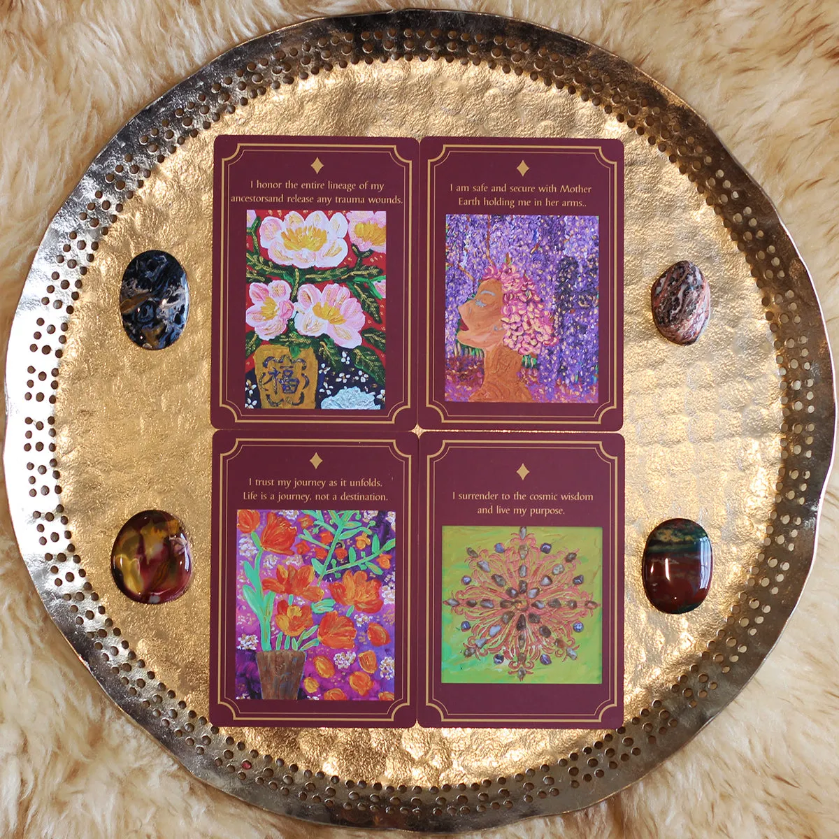 Flowing with My Rainbow Chakra Affirmation Deck