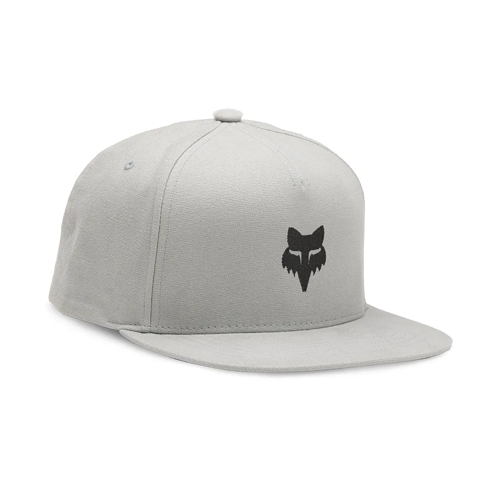 Fox Head Snapback Hat - Steel Grey Os