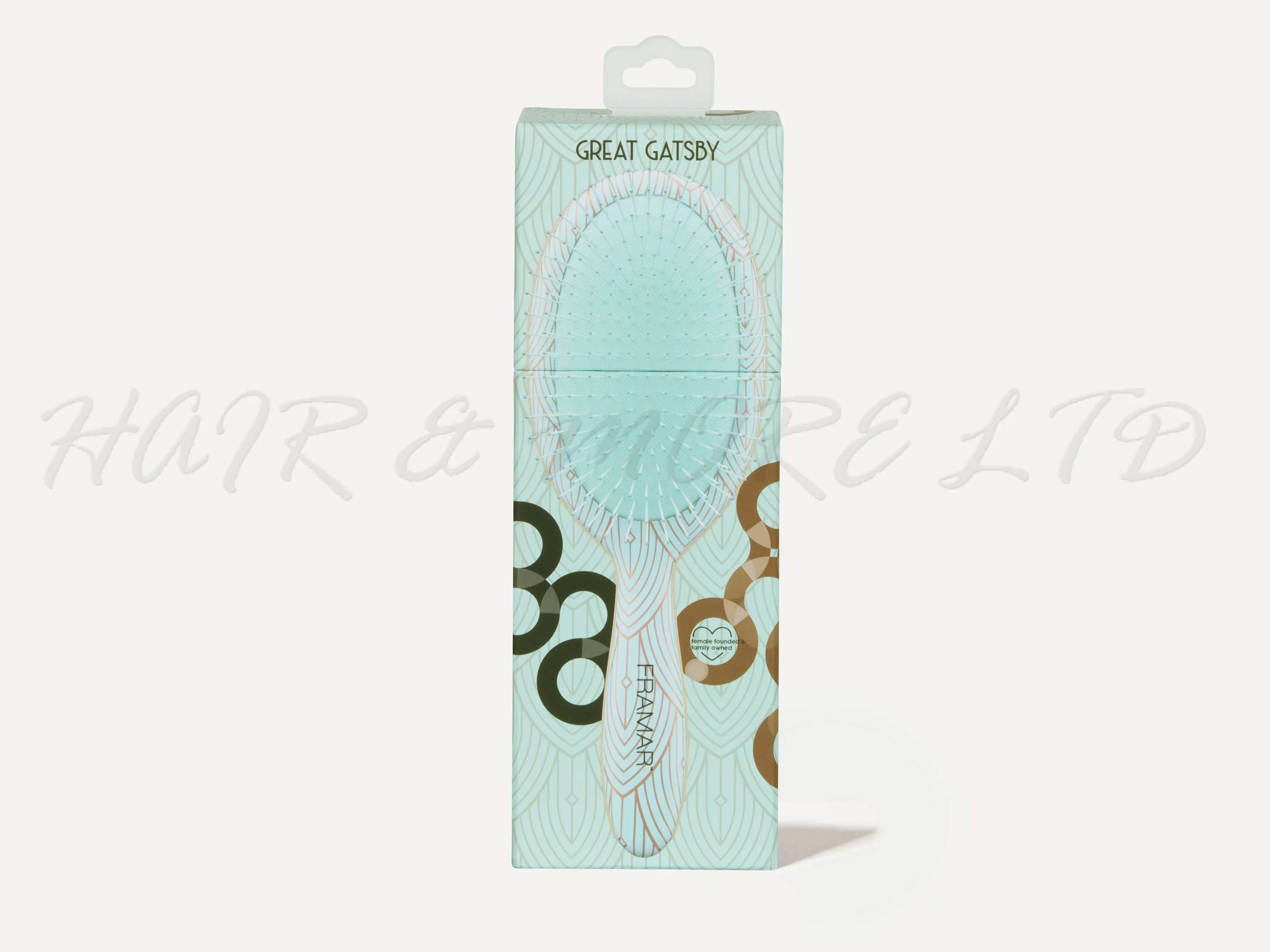 Framar Cheers Haters 9pc Detangle Brush Retail Display