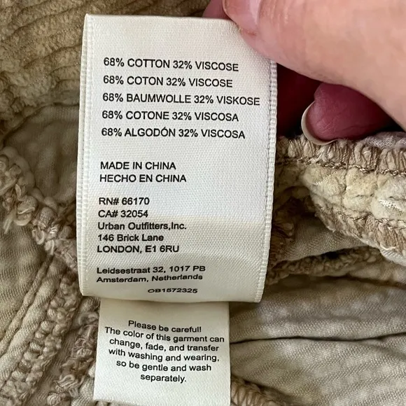 Free People We the Free Welcome to the Party Moto Low Rise Corduroy Shorts 25