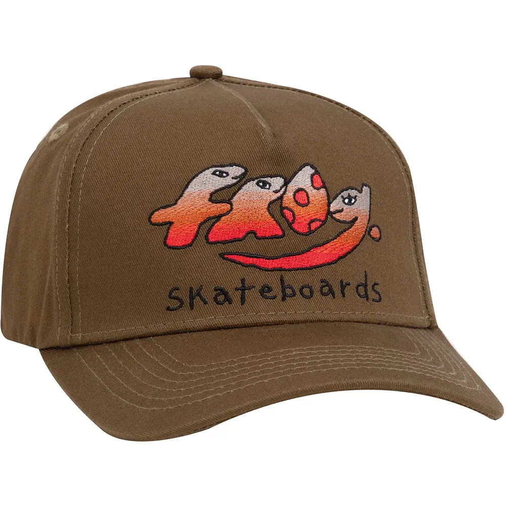Frog Dino Logo 5-Panel Olive