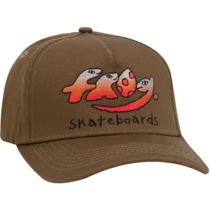Frog Dino Logo 5-Panel Olive
