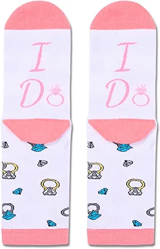 Funny Bride Gifts, Novelty Bride Socks, Wedding Gifts, Engagement Gifts, Bachelorette Gift Ideas for Her, Newlywed Gifts, Wedding Socks for the Bride