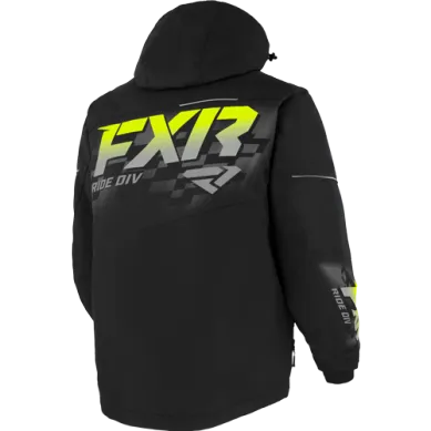 FXR Men's Fuel Jacket, Black/HiVis