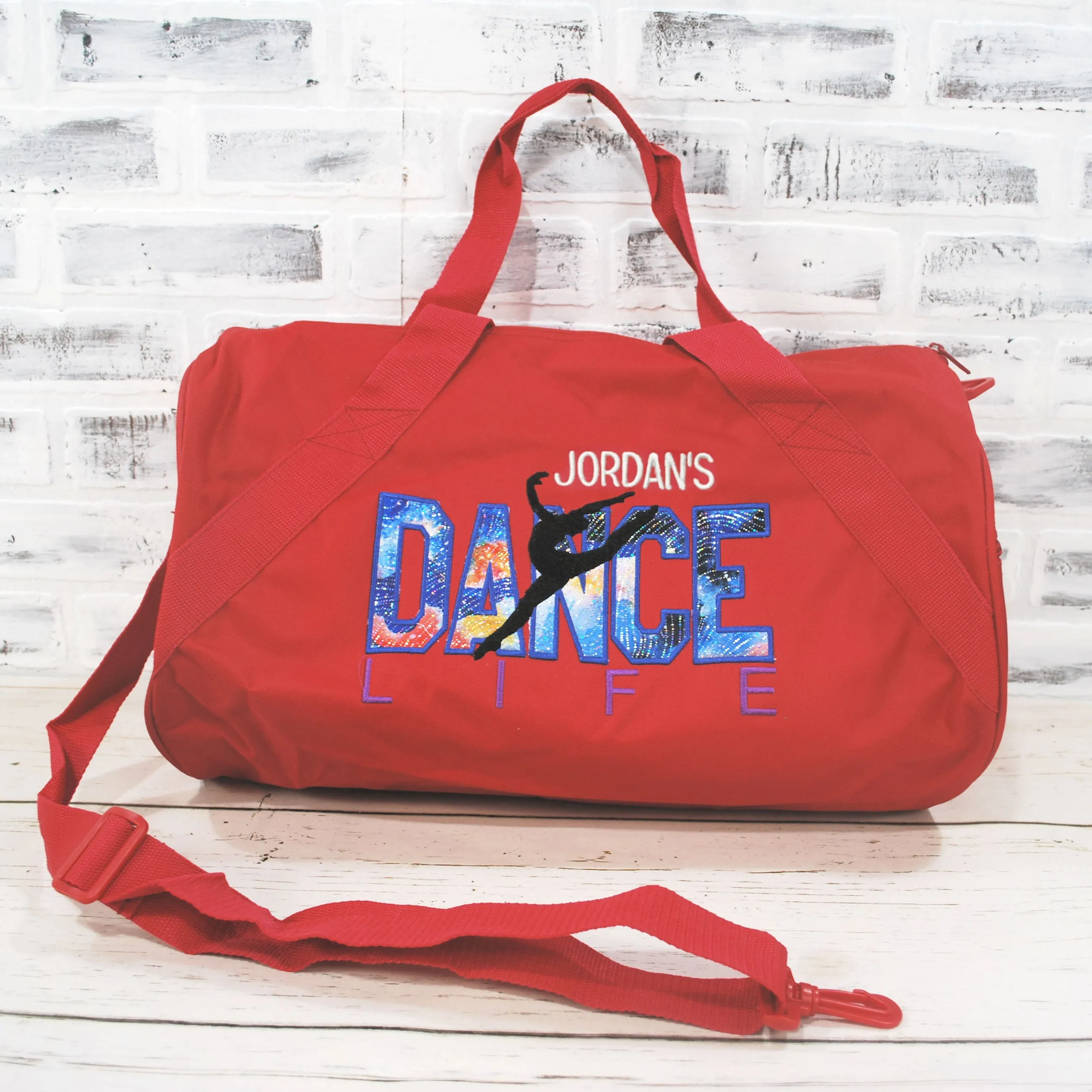 Galaxy Personalized Dance Tote or Duffle Bag