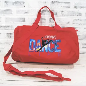 Galaxy Personalized Dance Tote or Duffle Bag