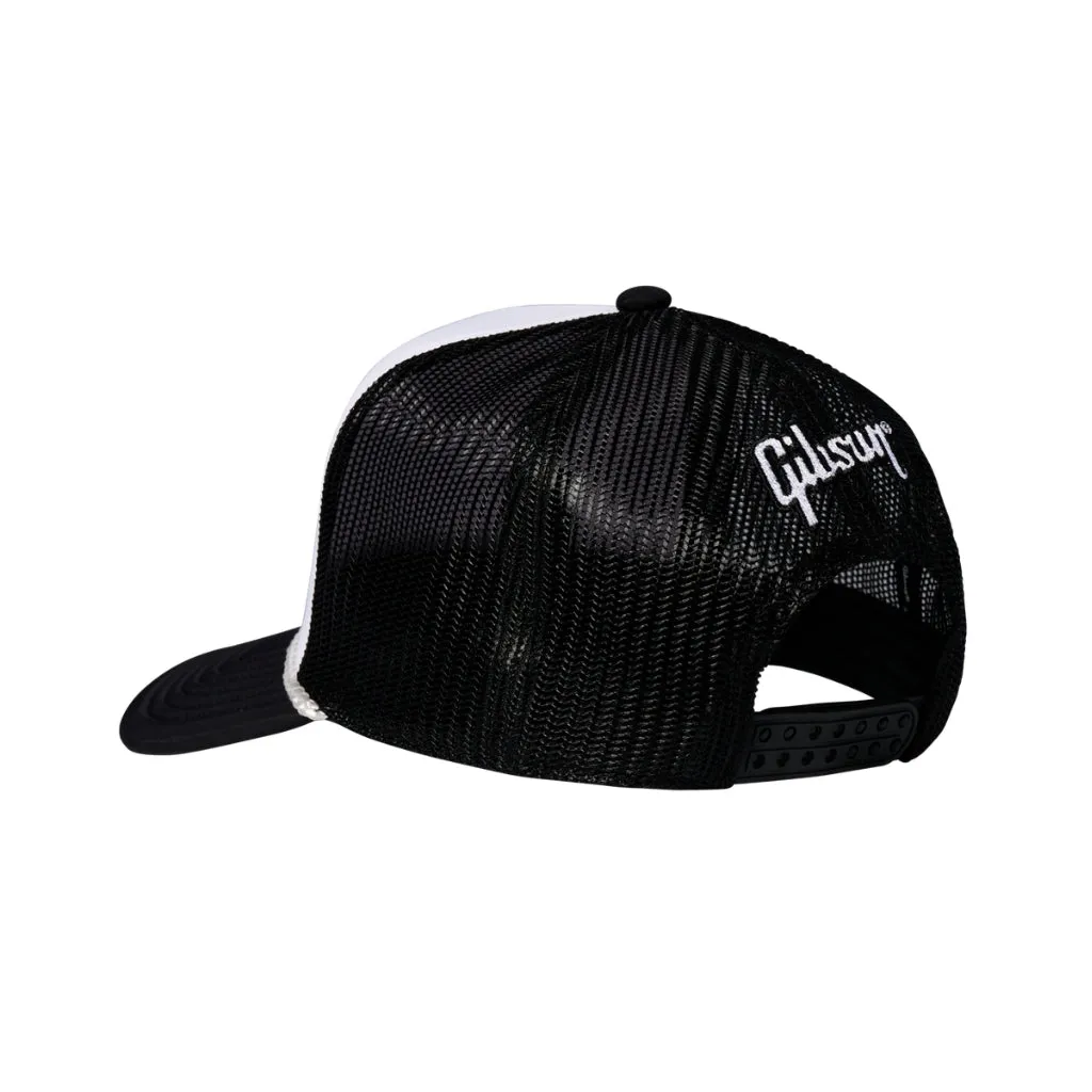 Gibson Kid's Born 2 Rock Trucker Hat - Black/White