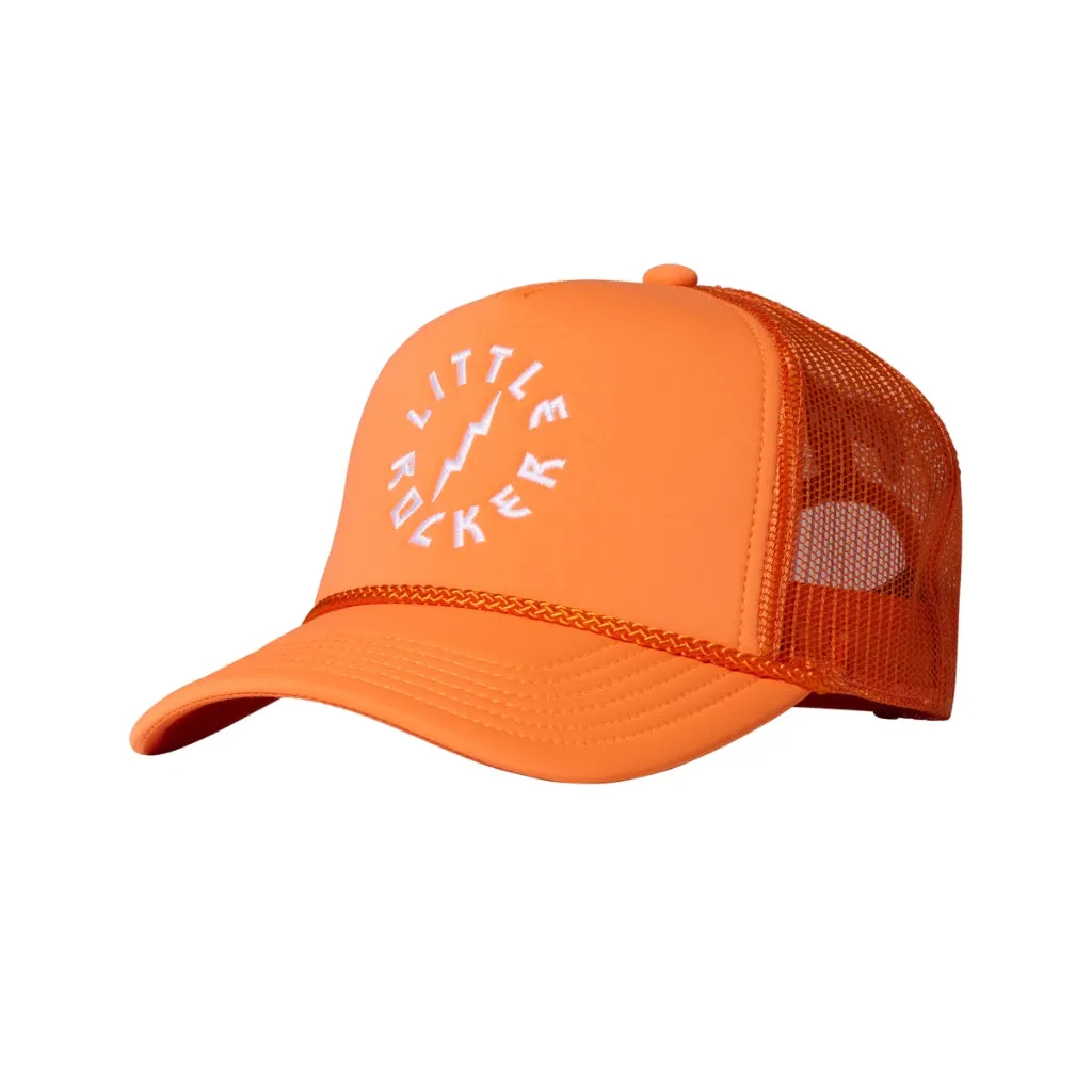 Gibson Kid's Little Rocker Trucker Hat - Orange