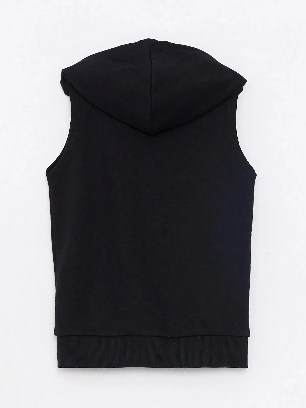 Girls Hooded Zippered Vest
