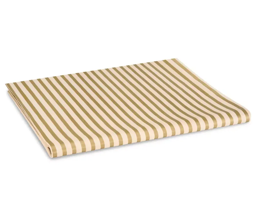 Gold Stripe Patterned Tissue Paper - 20" x 30" Sheets 200 Count