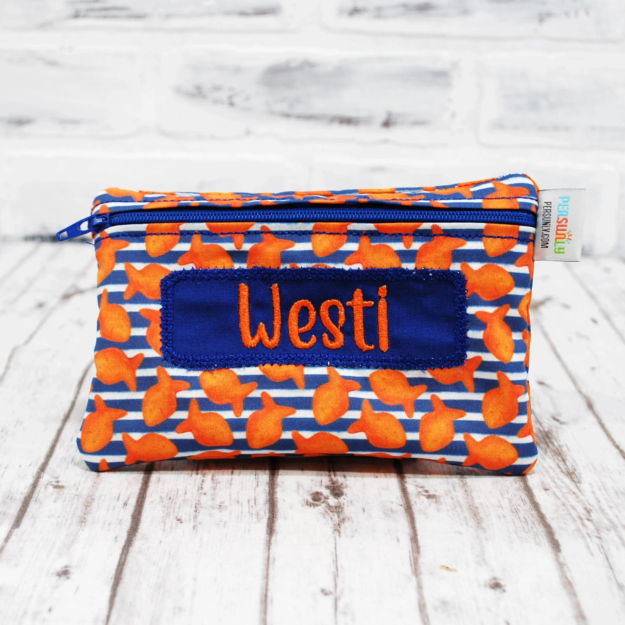 Goldfish Personalized Reusable Food Bag