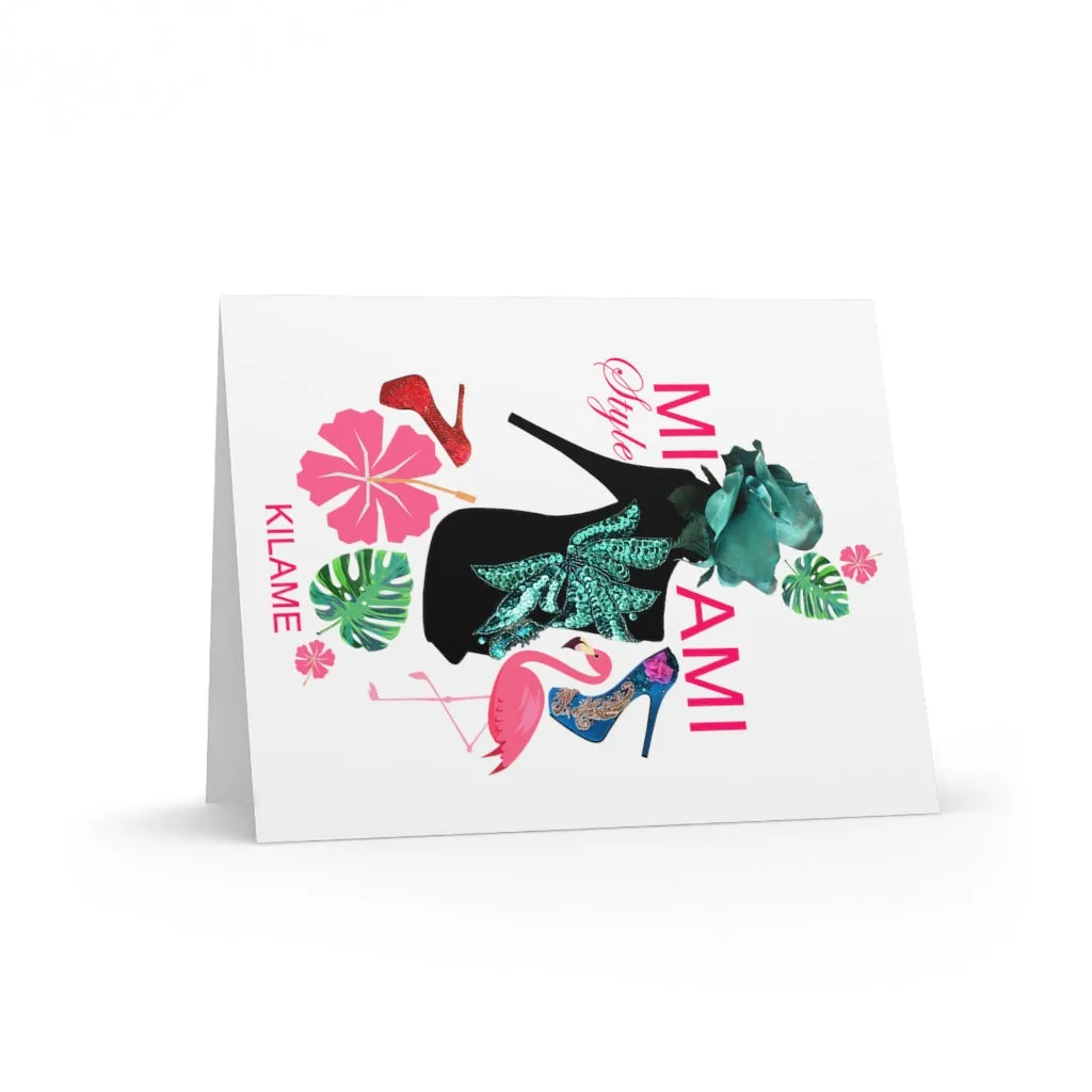 Greeting cards (24 pcs) 'Miami Style'