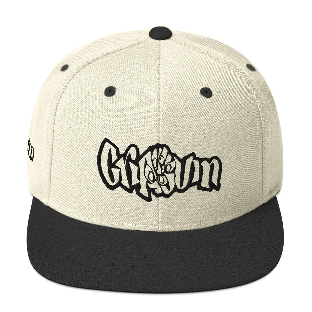 Grip Gum Fist Snapback Hat