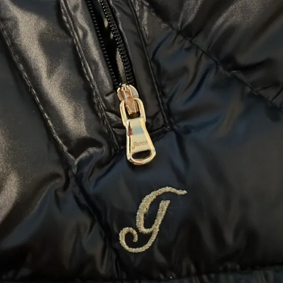 Guess Black Sleeveless Jacket NWT