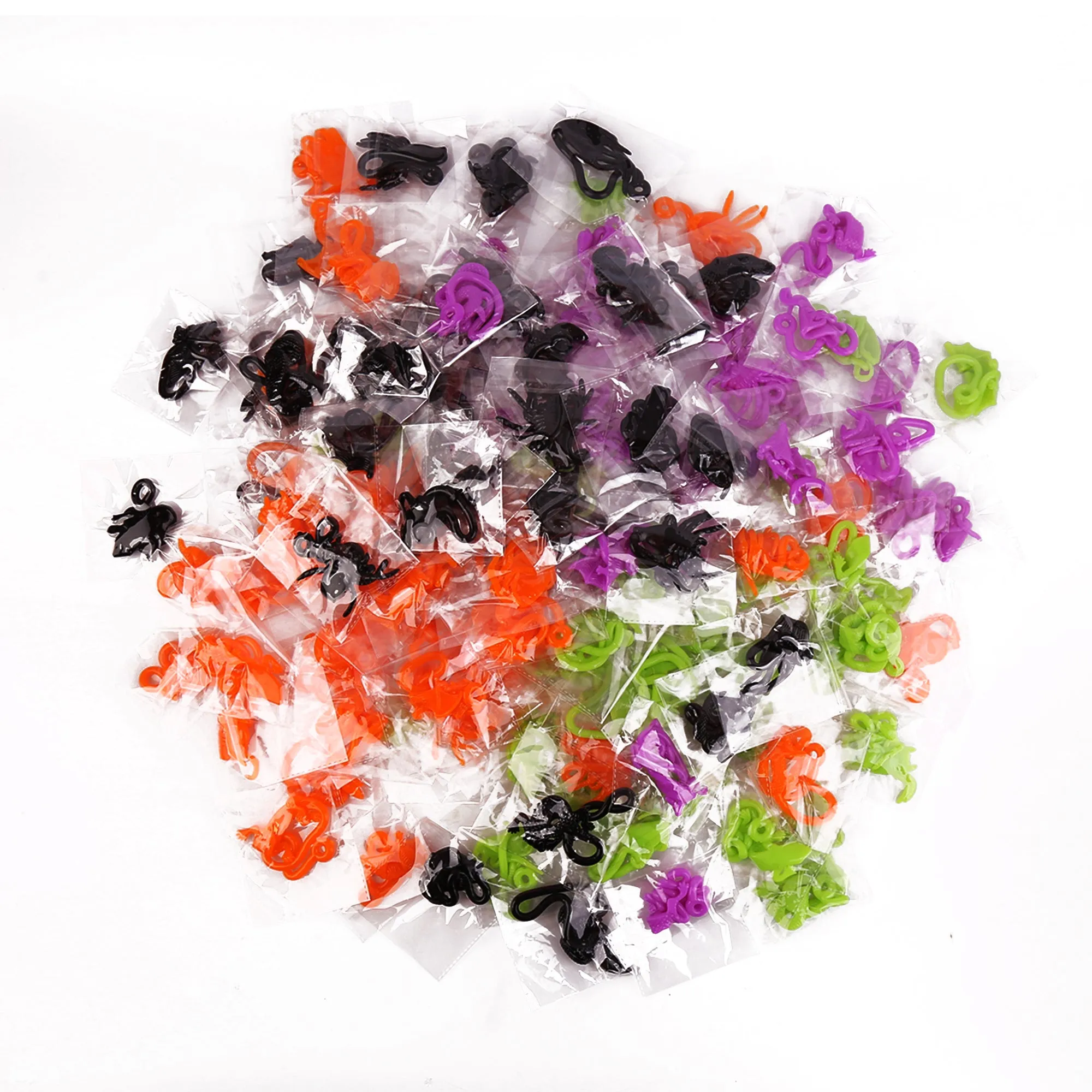 Halloween Jumbo Sticky Assortment Bulk Value Bundle, Large Sticky Spiders, Bats, Snakes, 150 Pcs