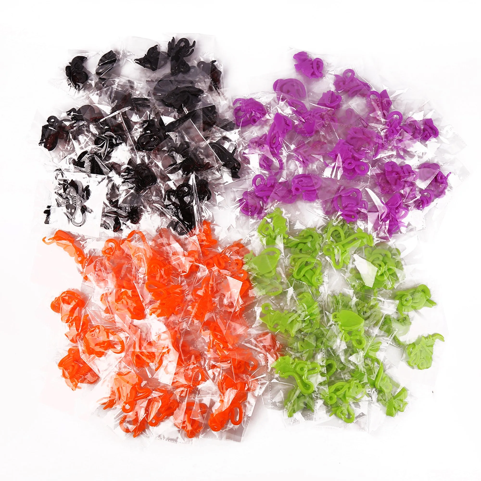 Halloween Jumbo Sticky Assortment Bulk Value Bundle, Large Sticky Spiders, Bats, Snakes, 150 Pcs