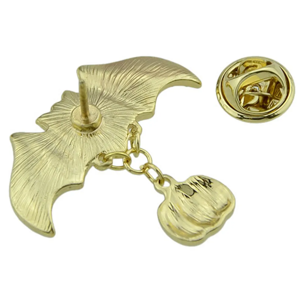 Halloween Pumpkin Ghost Bat Star Brooch