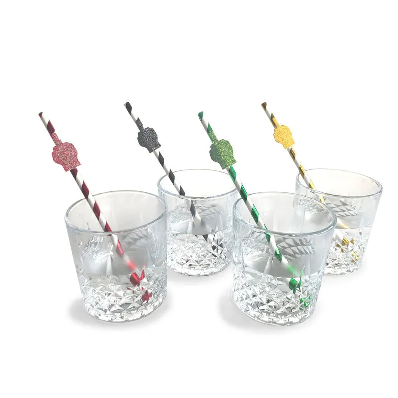 Happy Fucking Birthday Tall Party Straws - 8 Pack