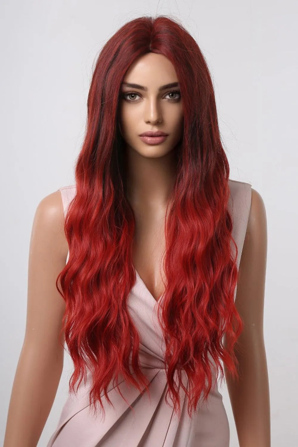 Hazel Blues® | 13*1" Full-Machine Wigs Synthetic Long Wave 27"