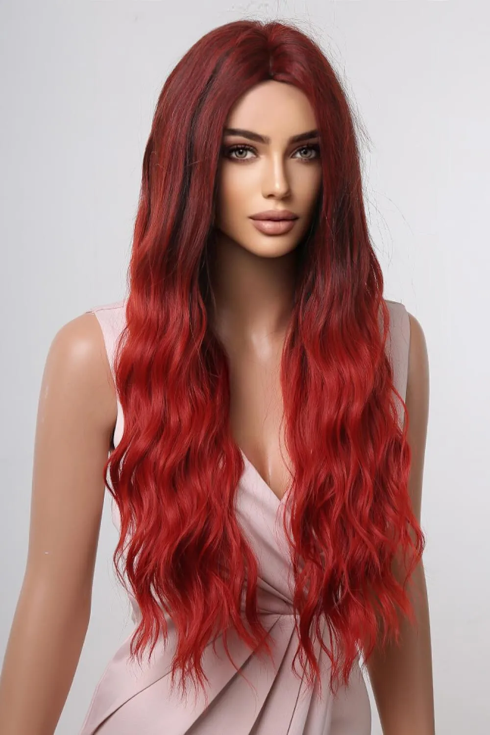 Hazel Blues® | 13*1" Full-Machine Wigs Synthetic Long Wave 27"