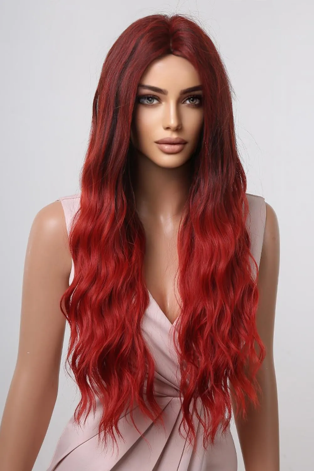 Hazel Blues® | 13*1" Full-Machine Wigs Synthetic Long Wave 27"