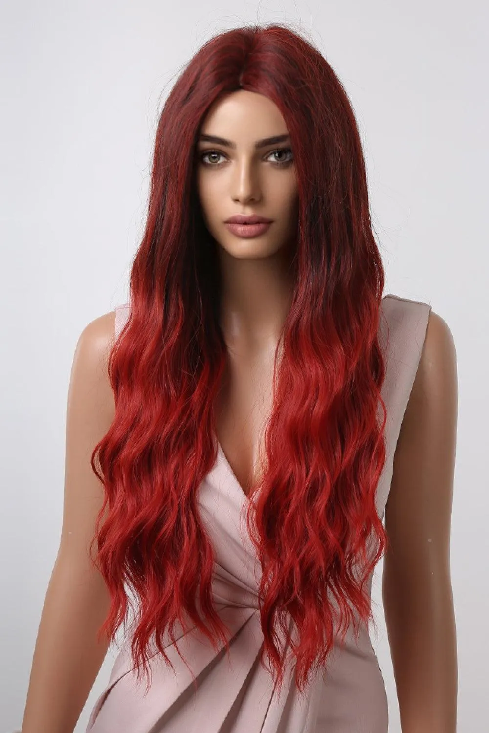 Hazel Blues® | 13*1" Full-Machine Wigs Synthetic Long Wave 27"