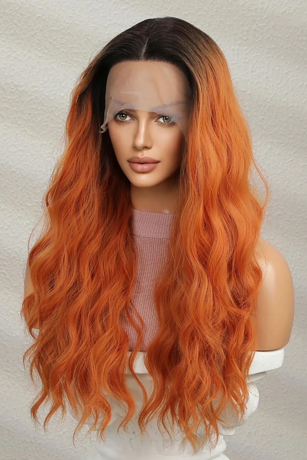 Hazel Blues® | 13*2" Lace Front Wigs Synthetic Long Wave 24" 150% Density