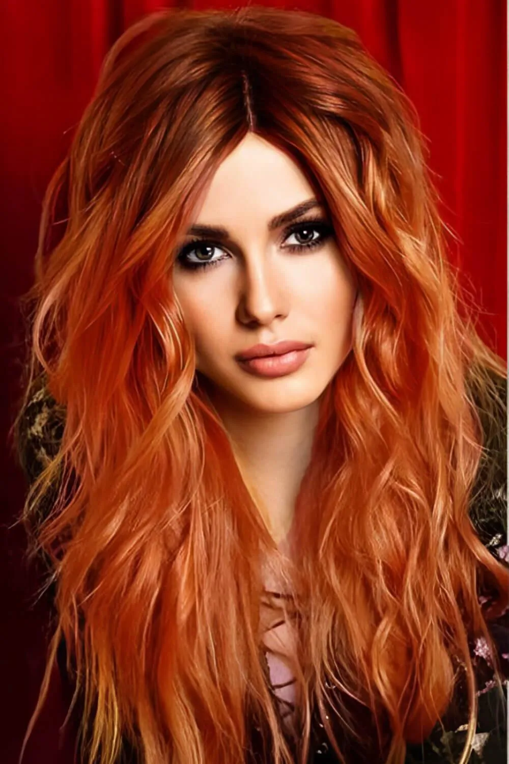 Hazel Blues® | 13*2" Lace Front Wigs Synthetic Long Wave 24" 150% Density