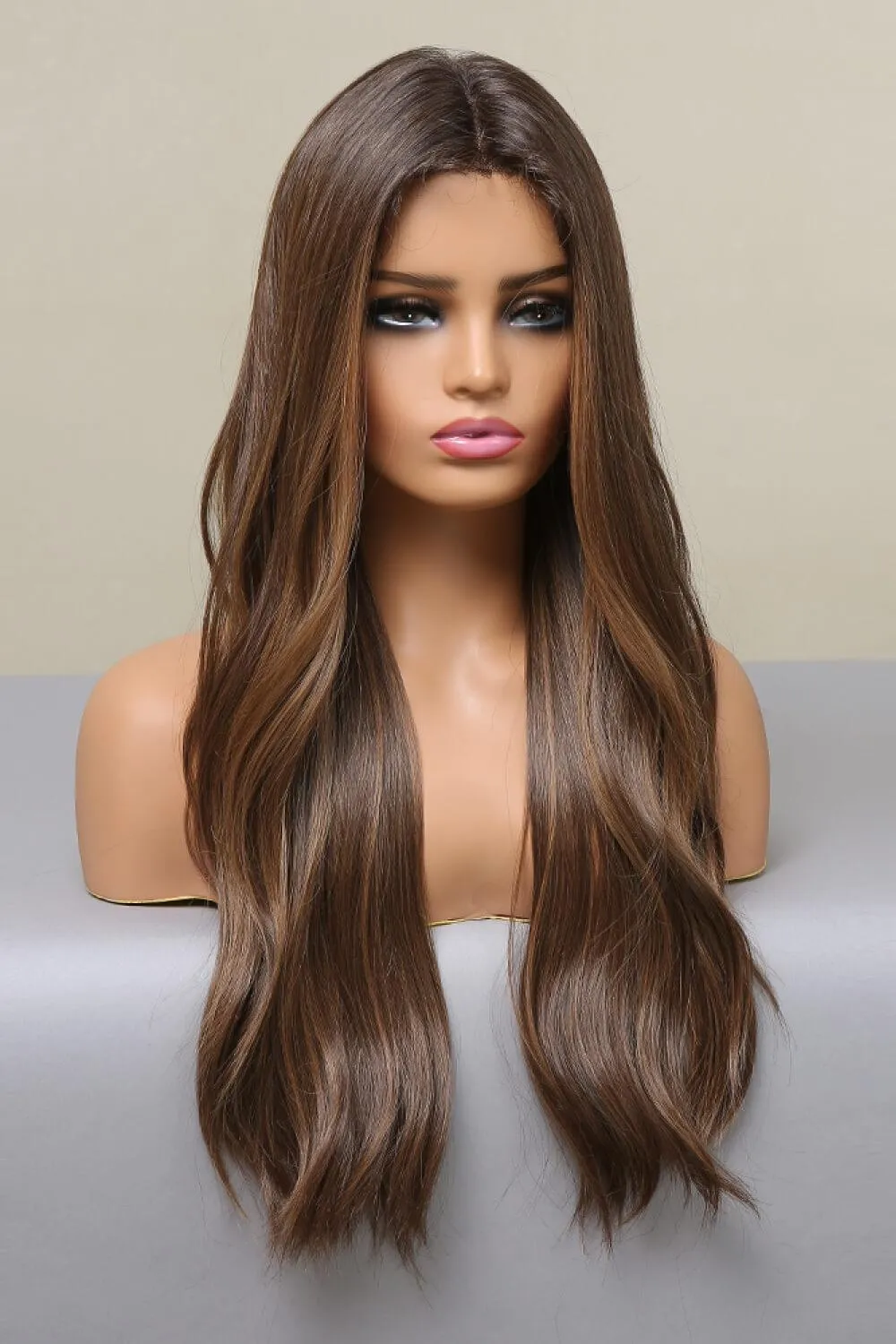 Hazel Blues® | 13*2" Lace Front Wigs Synthetic Long Wave 26" Heat Safe 150% Density